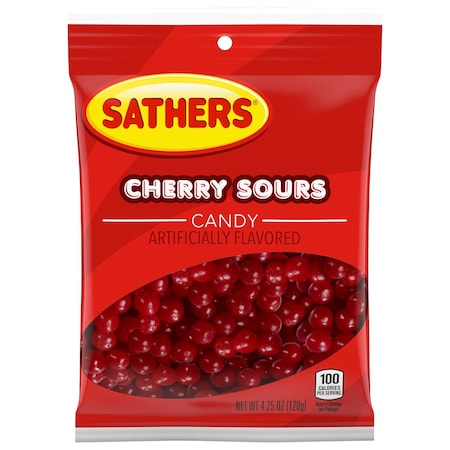 Sathers Cherry Sour Balls 4-1/4 oz 06748